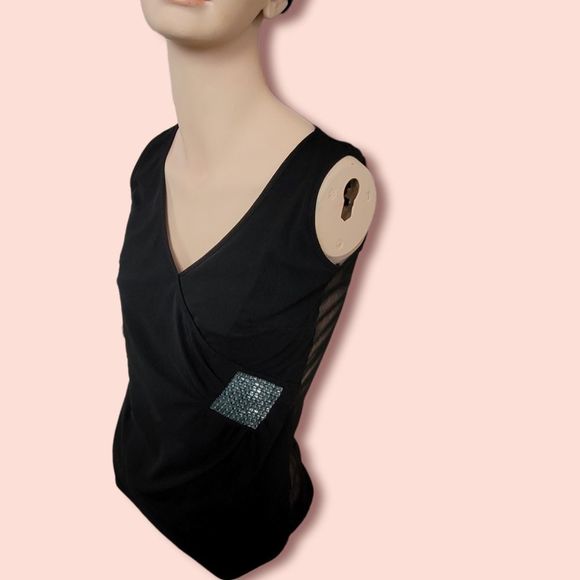 Medium Mexx sheer back v neck jeweled tank top - Picture 2 of 3